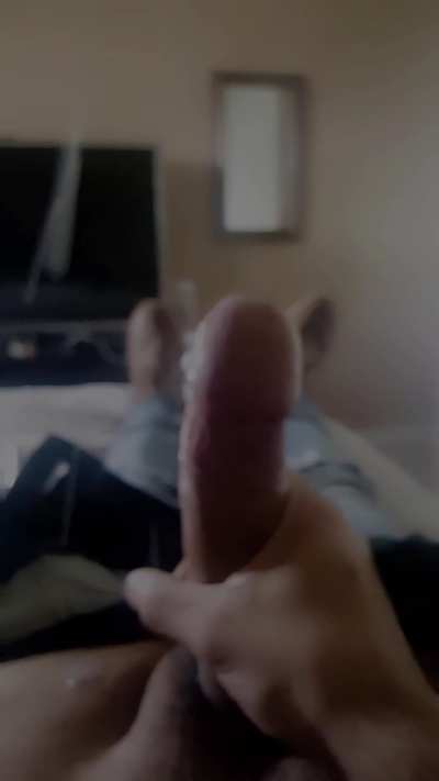 Busted a quick nut before work 💦