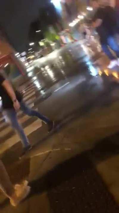 My buddy in red’s just trying to help