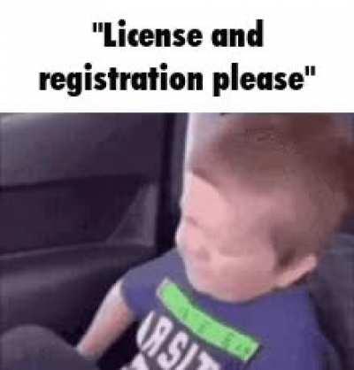 When you get pulled over after returning to the states from the loot party in Ukraine