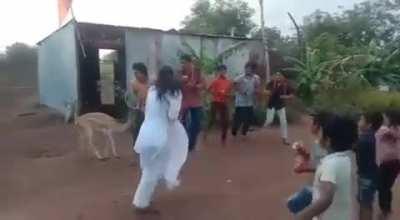 Somewhere in a village 