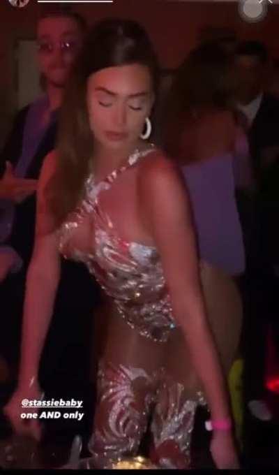 Stassie in a sexy costume