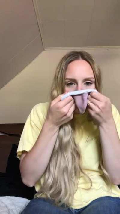 Smelling my sweaty socks after a long day at work 🥵😏