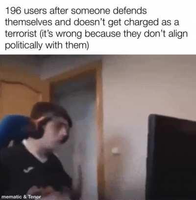 All the top comments calling him a terrorist 💀