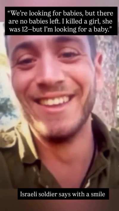 israeli soldier boasting about k*lling children