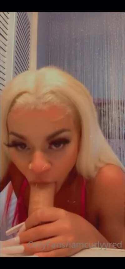 She can’t suck dick but here y’all go