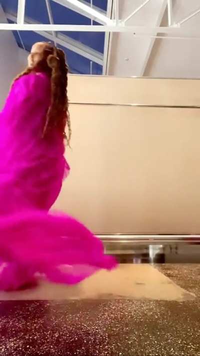 Showing off her look , from Snapchat - 1|21|25