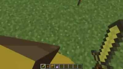 We are number one but every line is a minecraft item.