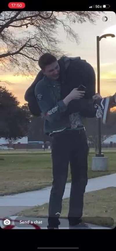 These two ran at each other and said “DENIM ON DENIM? DENIM ON DENIM!”