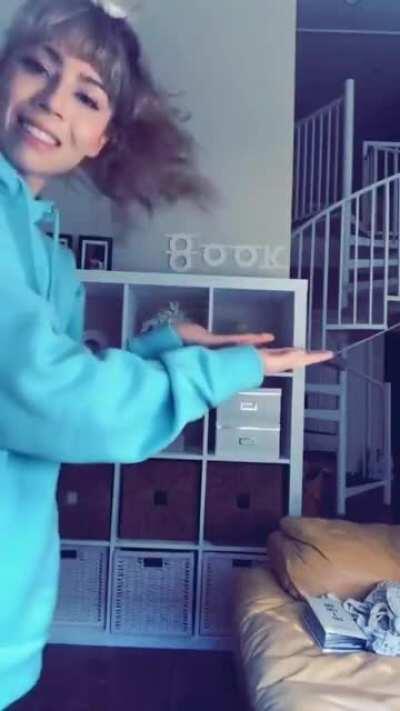 Celebrating 800,000 followers on TikTok