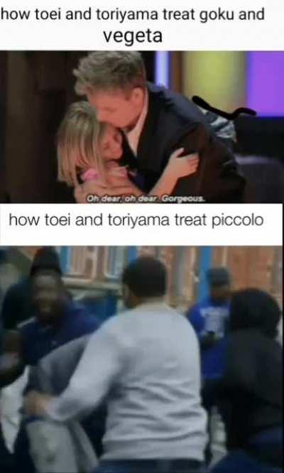 The only one who receives the same level of disrespect as piccolo is tien