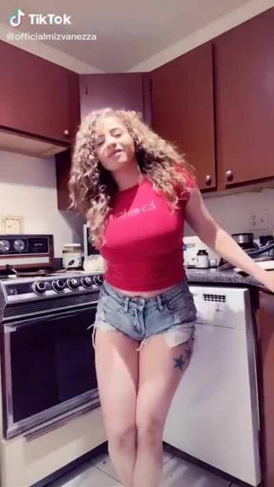 Caught looking at the booty