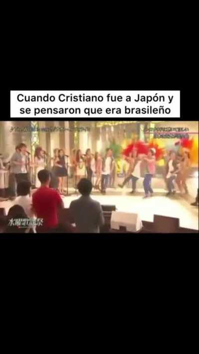 Cristiano Ronaldo went to Japan and they thought he was Brazilian.