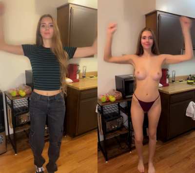 Dancing topless is so much better!