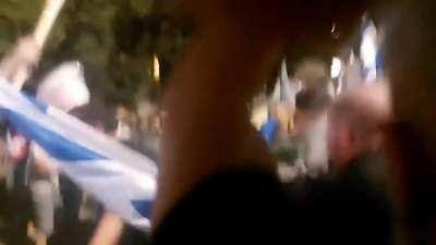 Thousands of protesters are in front of Netanyahu’s residence in Jerusalem. They’re calling on him to resign.