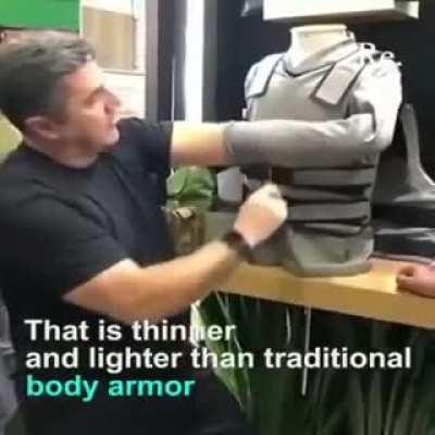 Carbon fibre composite body armour