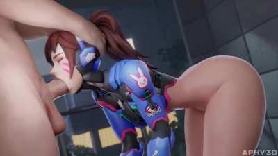D.va Feeling Shy (Aphy3D) [Overwatch]
