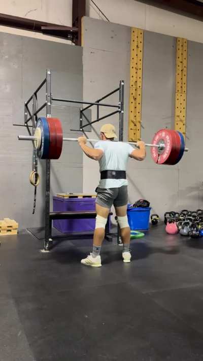 Final set of squats yesterday 