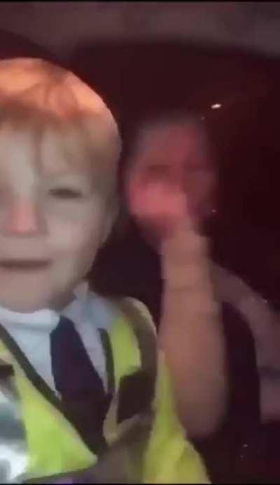 What wonderful role models this young kid has.....