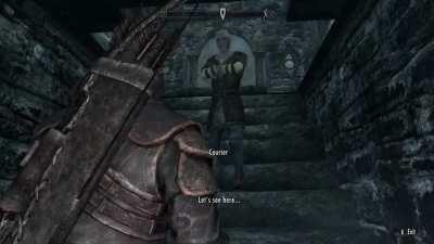 Couriers are all-powerful, omniscient dieties in Bethesda games.