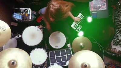 This drummer spent quarantine learning actual sorcery