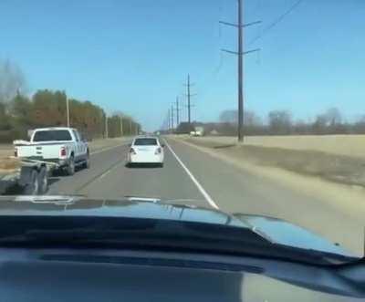 He must own the road