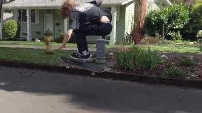 Fakie bigger alpha flip