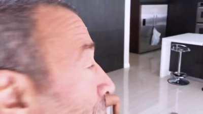 Angela White & Rocco with some BTS footage