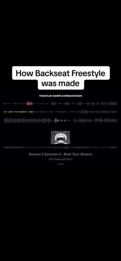 Whoah I didn't know Backseat Freestyle was a powerpuff girls' sample