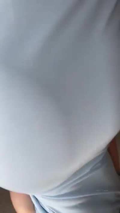 Laura flashing her melons