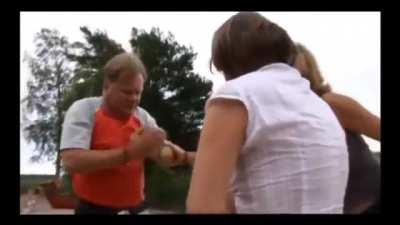 To build a force field around her.