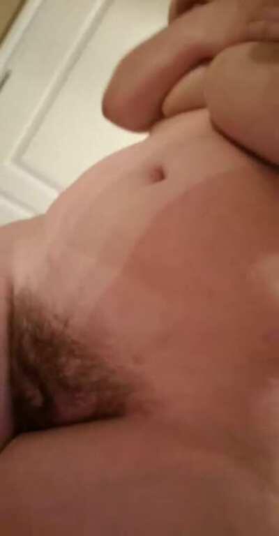 Mal shows off her huge tits and squeezes some milk out