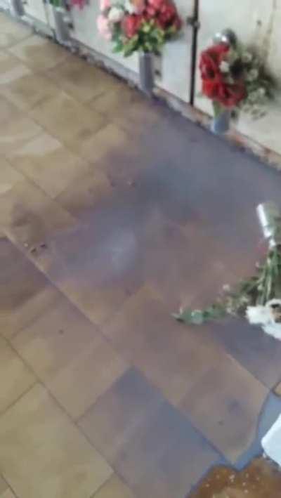 Some weird shit in an argentinian graveyard