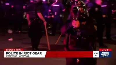 In CCP controlled territories like Hong Kong, police attack reporters with riot-control weapons