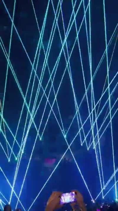 The lasers at Subtronics last night >>>>