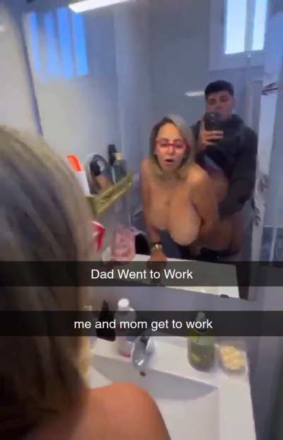 Mom Loves Working on his Son 😄