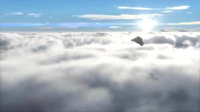 Raytheon unveils computer generated footage of the new F-47 the F-22 successor.