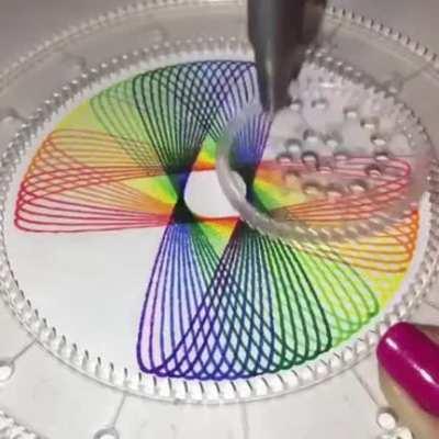 Spirograph Rainbow