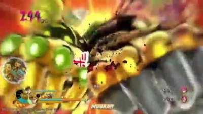 Eu fiz uma fandublagen de umas falas do game.