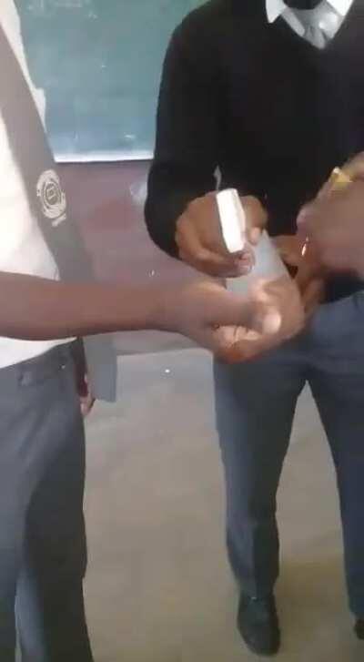 These high school kids are setting sanitizer on fire