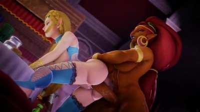 Zelda & Futa Urbosa (BlackJr) [The Legend of Zelda]