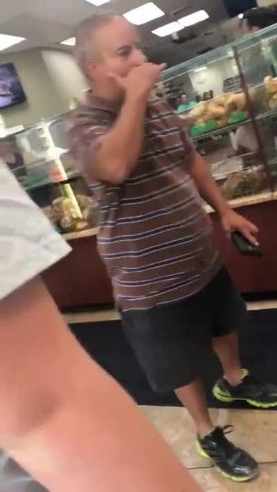 To intimidate someone