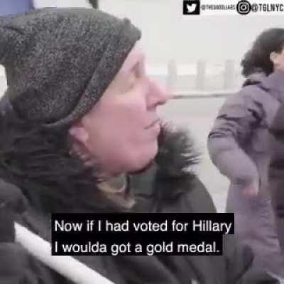 She looks exactly how she sounds. Stupid.