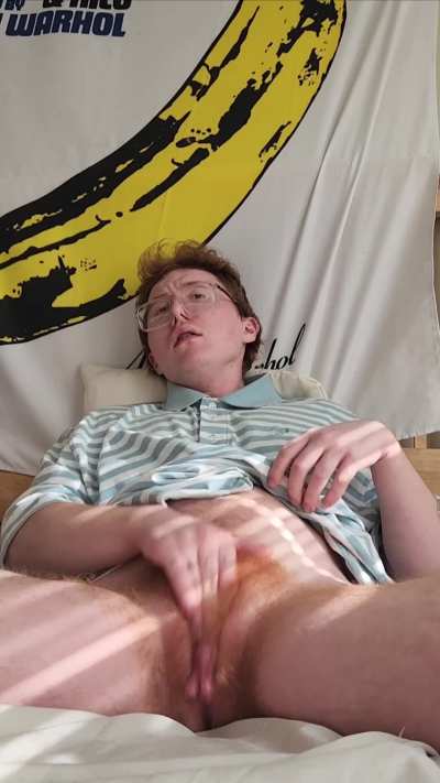 You set up a secret camera in your boyfriend's dorm and find out he masturbates for hours everynight...