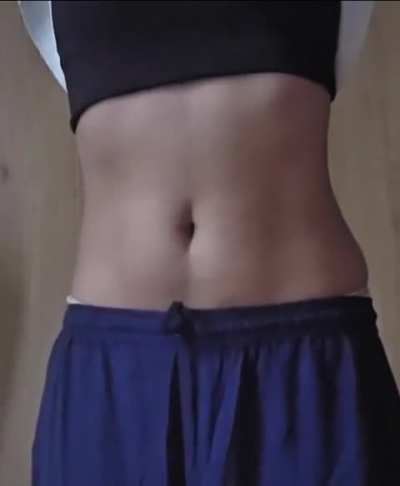 the view under an oversized tee