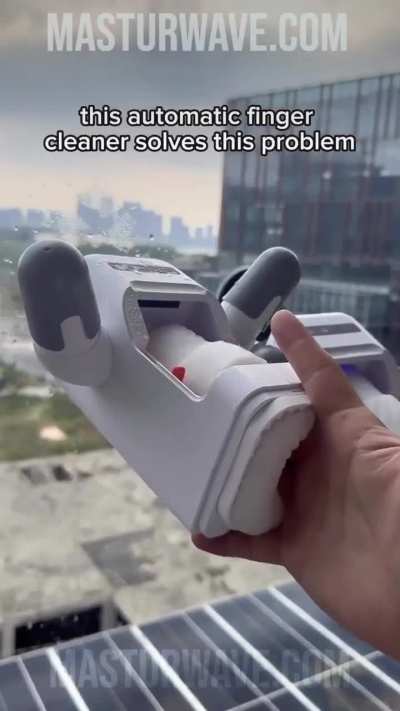 The finger cleaner