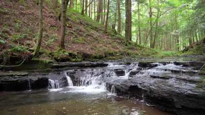 Waterfalls are a nice way to end a walk