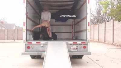 I fucked one of the movers when my husband went to go get more boxes