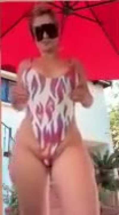 Even in super low quality, Bebe Rexha still has the most fuckable ass of any celeb