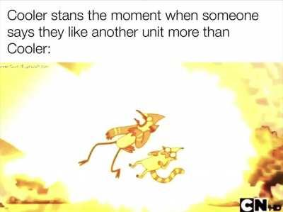 BUT HE CANT STACK LIKE COOLER