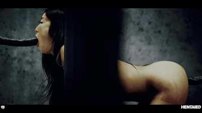 Massive Stomach Stretching Tentacles!